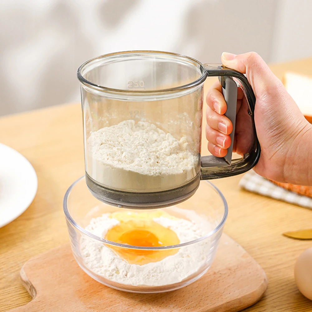 Icing Sugars Shaker Sieve Multifunctional Flours Sifter Ideal For Bread Pizza Dough