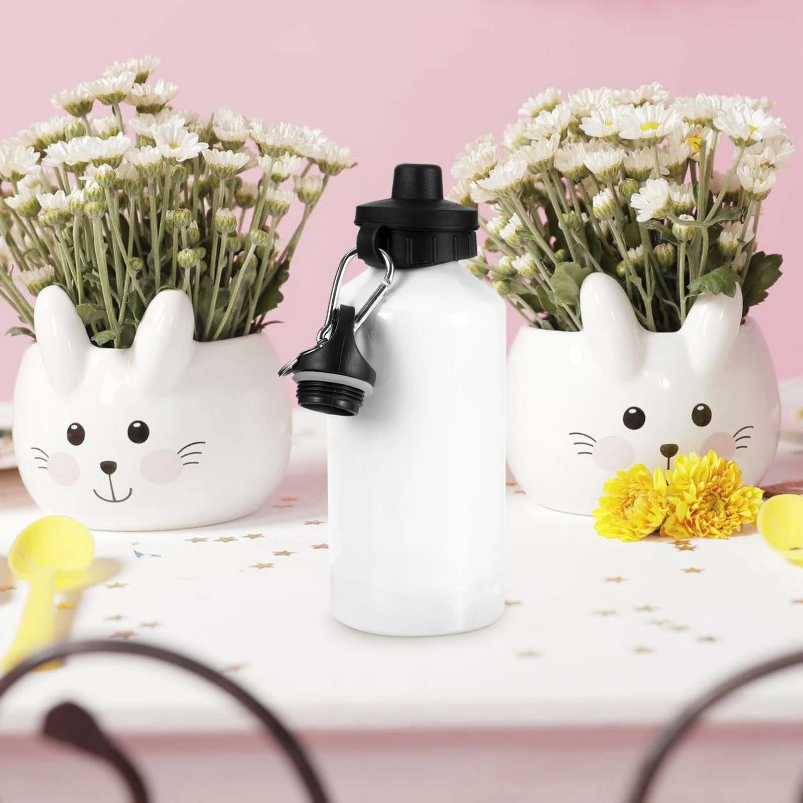 

Large Capacity PP Coffee Mug Sublimation Design Portable Water Bottle for Gym Home Party Use DIY Milk Cup Heat Transfer