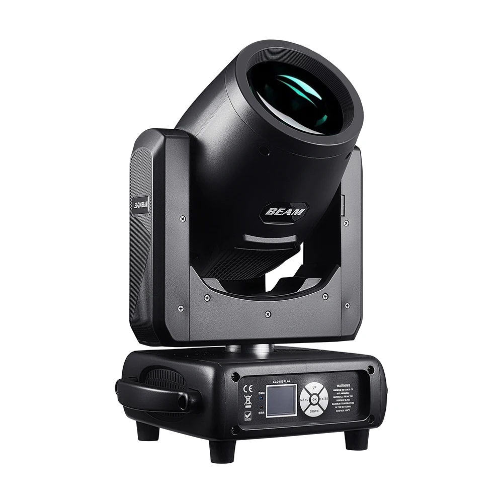 

Светодиодный DMX-прожектор 200W с эффектом беам-лайтинга, белым круговым светом и эффектом призмы, подходит для диджейских вечеринок, баров и выступлений.