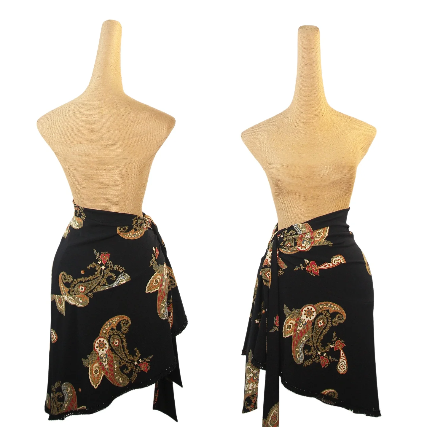

Latin dance costume women's high-end printed short skirt for adults and children tango samba rumba professional practice skirt ﻿