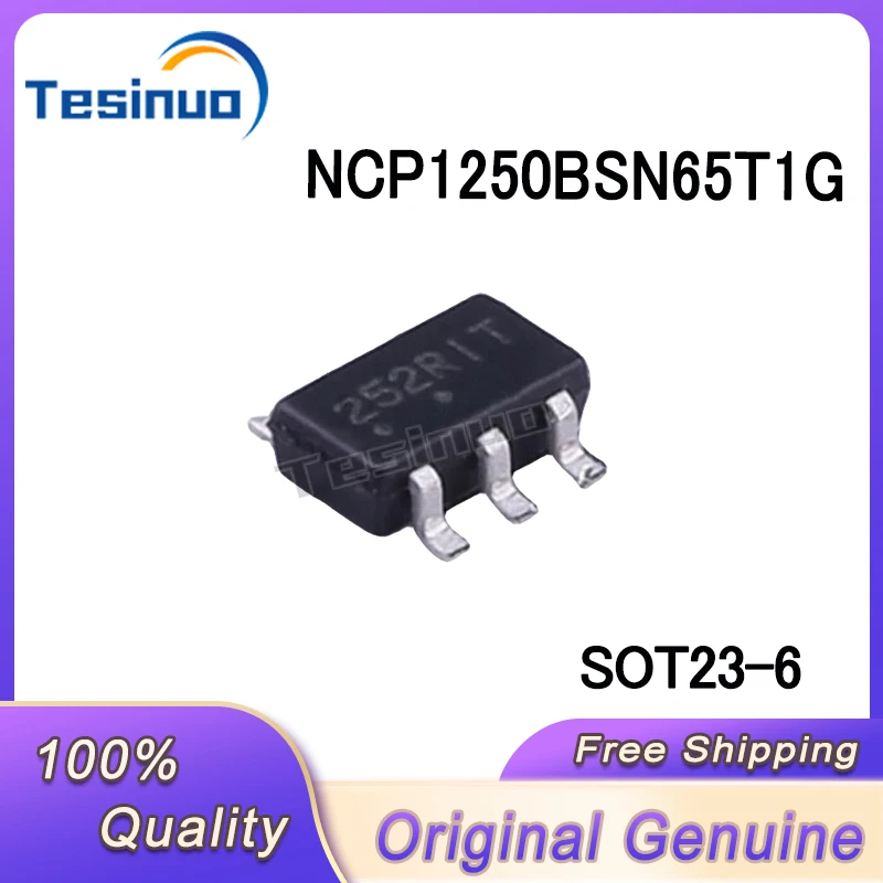 

10 шт., новинка, оригинальный NCP1250BSN65T1G NCP1250B NCP1250 252RIT 252R .. Фонарь управления и регулятор фонаря