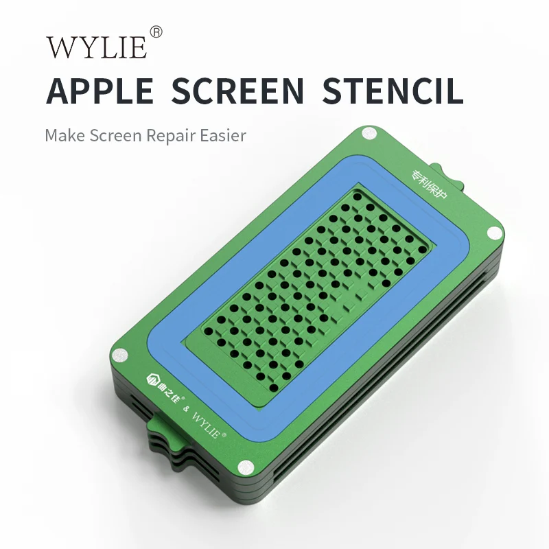 

Wylie 5 In 1 Multifunction Repair Mold For iP 12 13 14 15 16 Pro Max LCD Glass Frame Clamping OCA Glue Cleaning Position Mold