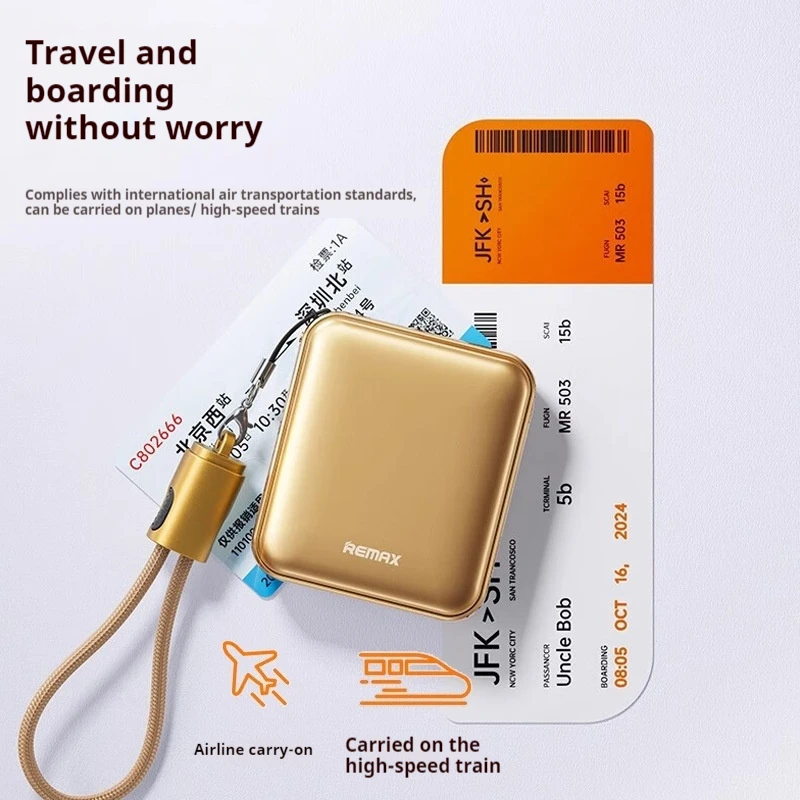 بنك طاقة سلكي مدمج من سبائك الألومنيوم صغير جدًا 10000/20000mah شحن بنك الطاقة المحمول 3c شهادة هدية الكريسماس