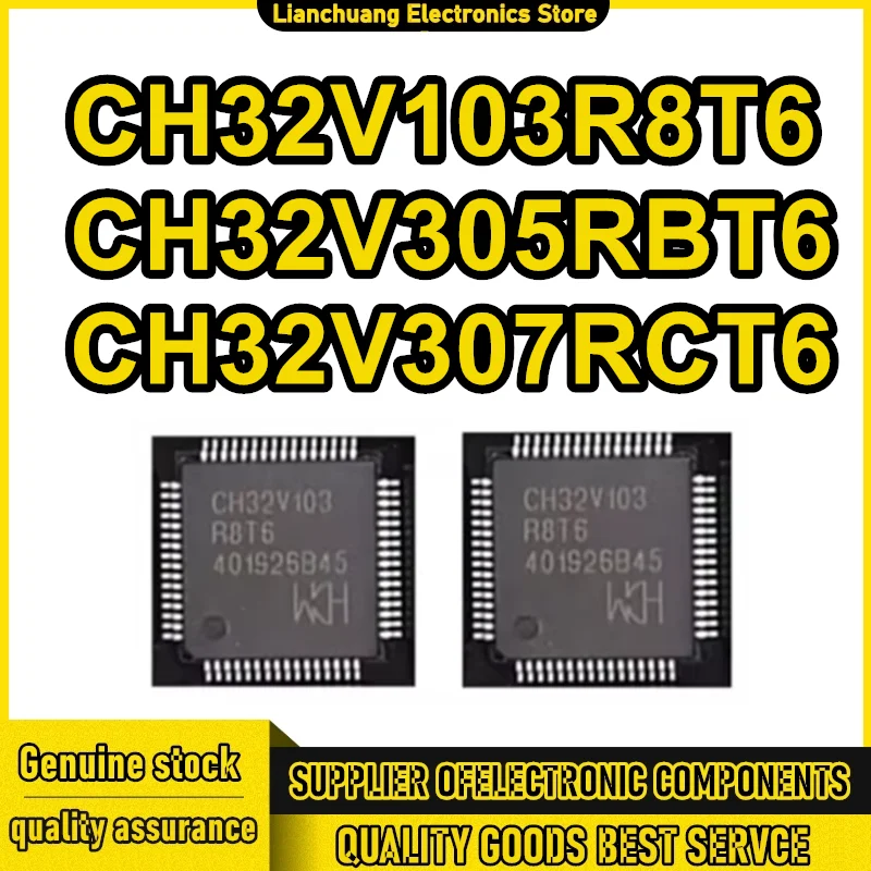 

5PCS CH32V307RCT6 CH32V103R8T6 CH32V305RBT6 CH32V307RC CH32V103R8 CH32V305RB CH32V307 CH32V103 CH32V305 CH IC MCU Chip LQFP-64