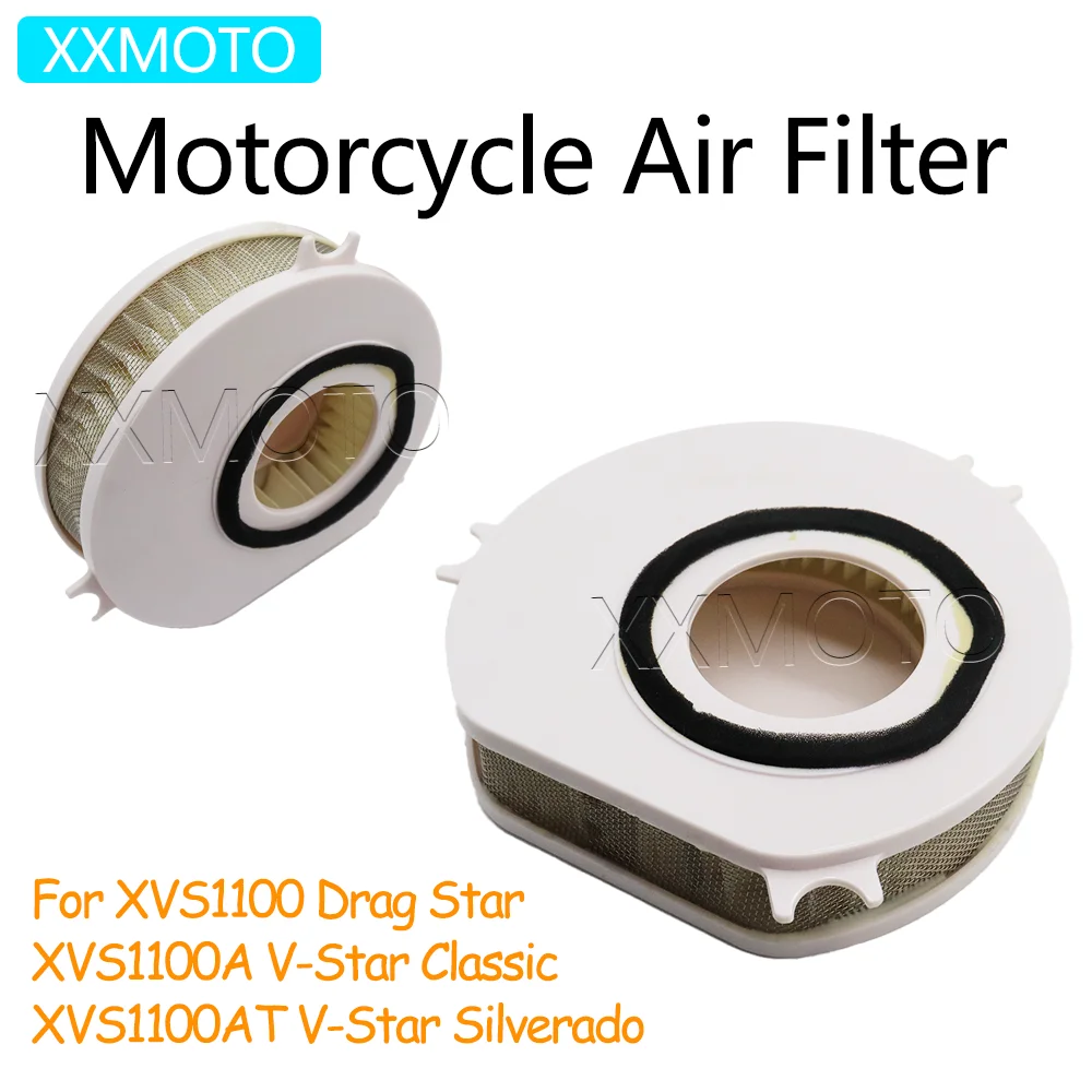 

Для Yamaha XVS1100 XVS 1100A Drag Star Classic XVS1100AT V-Star Silverado пользовательский мотоциклетный воздушный фильтр система очистки на впуске