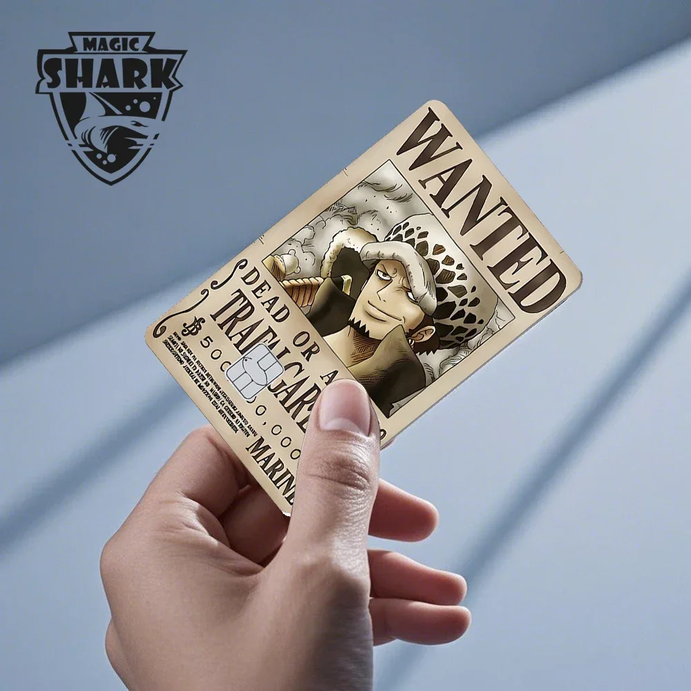 Magic Shark Wanted Anime 3M PVC Matte No Fade Skin Cover Sticker for Metro Debit Credit Card