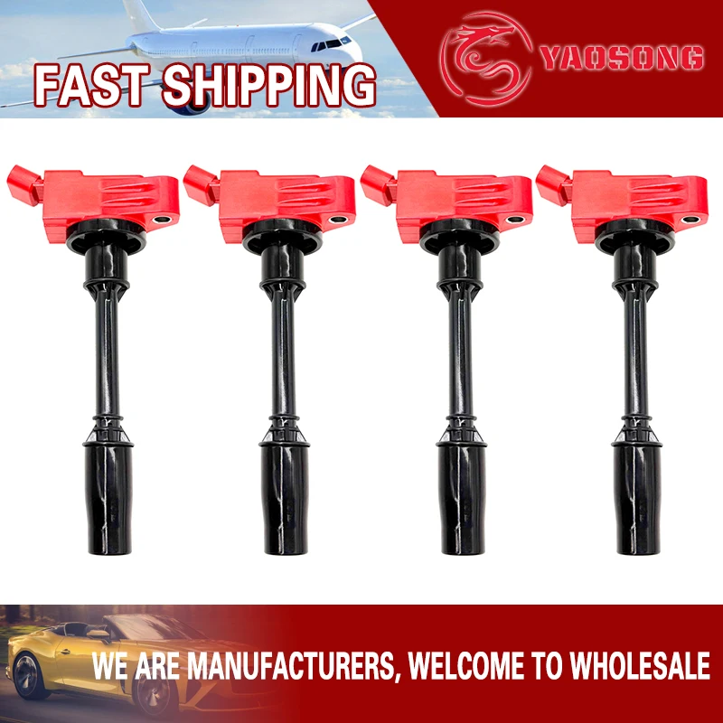 

4 шт. комплект катушек зажигания 90919-02269 UF916 для LEXUS GS200T GS300 IS200T IS300 NX200T NX300 RC200T 2.0T 8AR