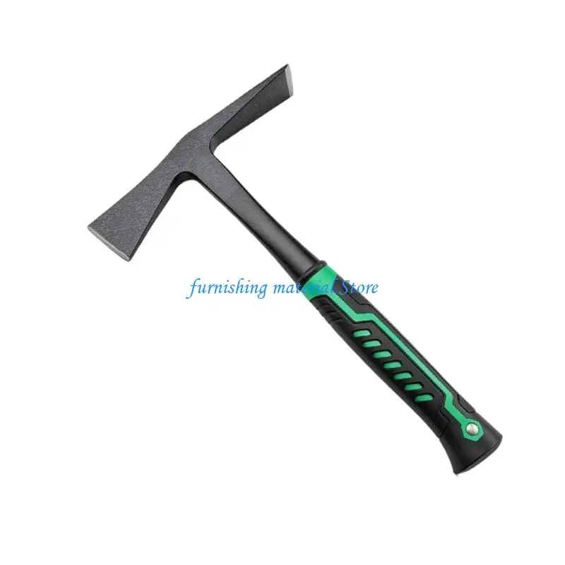 Y5GD Carbon Steel Rock Pick Hammer Double Head Design Brick Hammer Perfect For Digging Chopping And Survival Tasks view 4