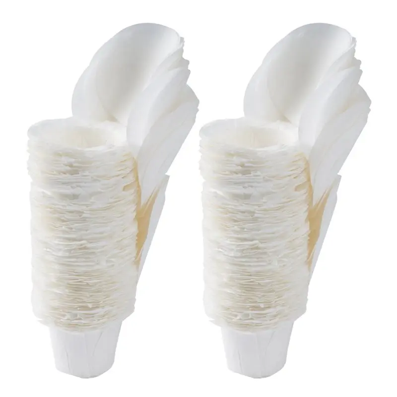 A93E-450PCS Coffee Filter Paper Cup Food Grade Filter Paper Holder Coffee Machine Paper Filter Capsule K Cup With Cover
