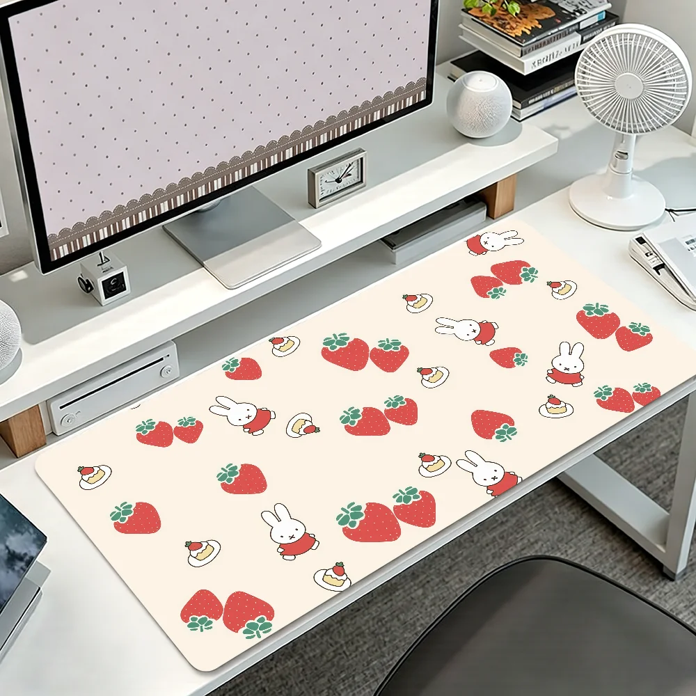 

Cute Kawaii M-Miffy Mouse Pad Non-slip Thickened MousePad Student Cushion Large Writing Gaming Lockedge Office
