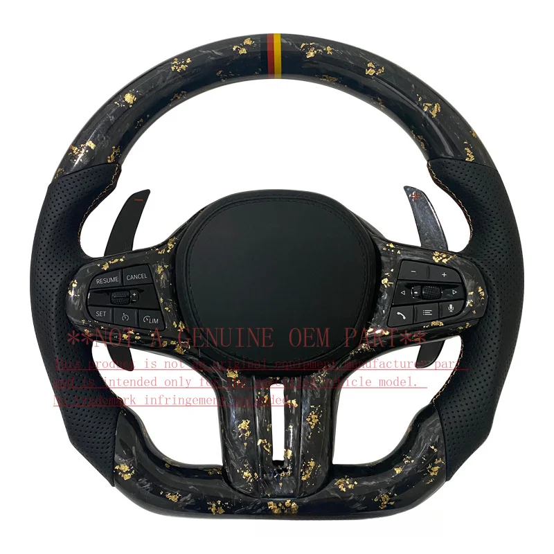 For Bmw F30 F10 M4 G20 G30 G01 G02 Modified Sport Style Steering Wheel Horn Cover Decorative Cover