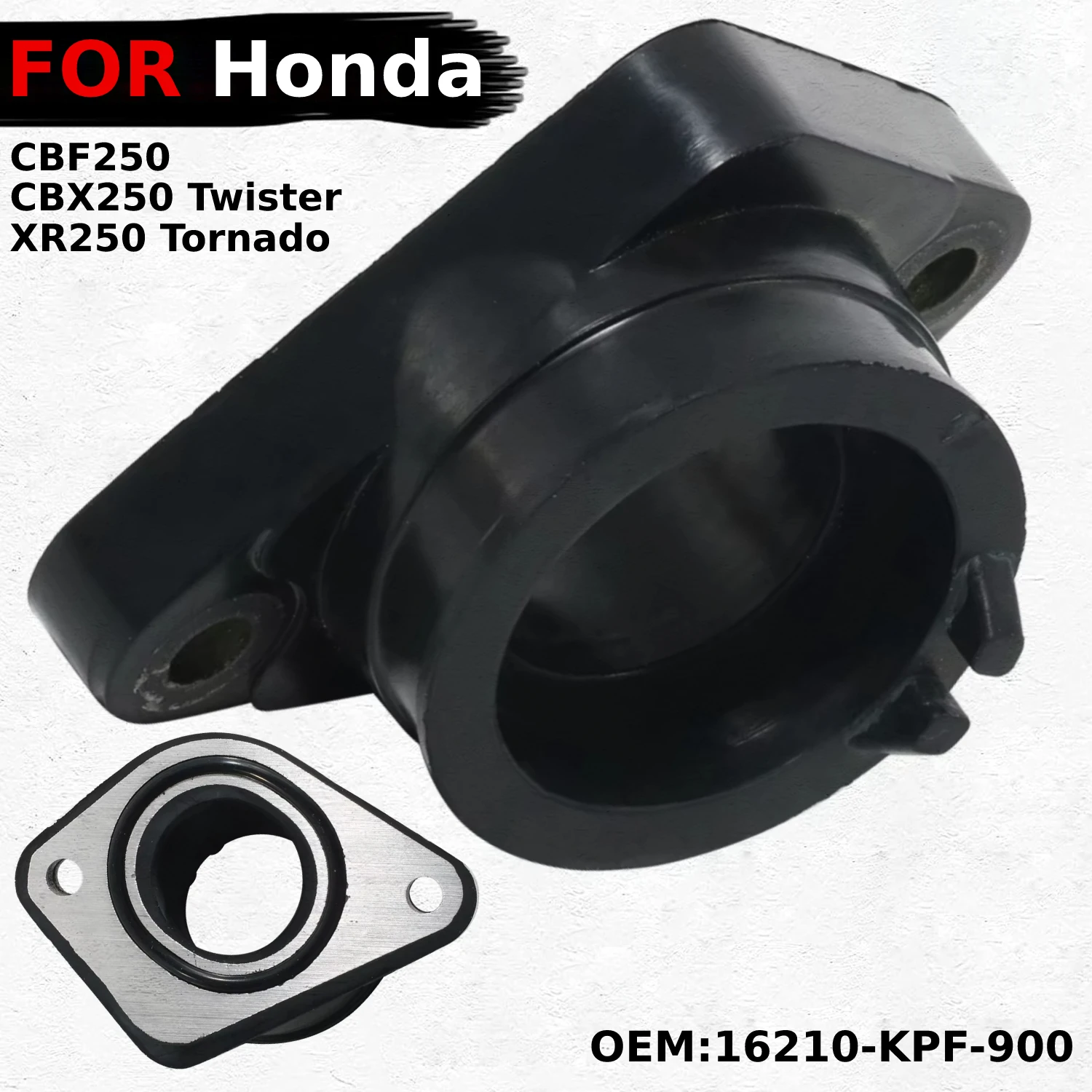 

Motorcycle Carburetor Intake Manifold For Honda CBF250 CBX250 Twister XR250 Tornado OEM:16210-KPF-900 Motorcycle Accessories