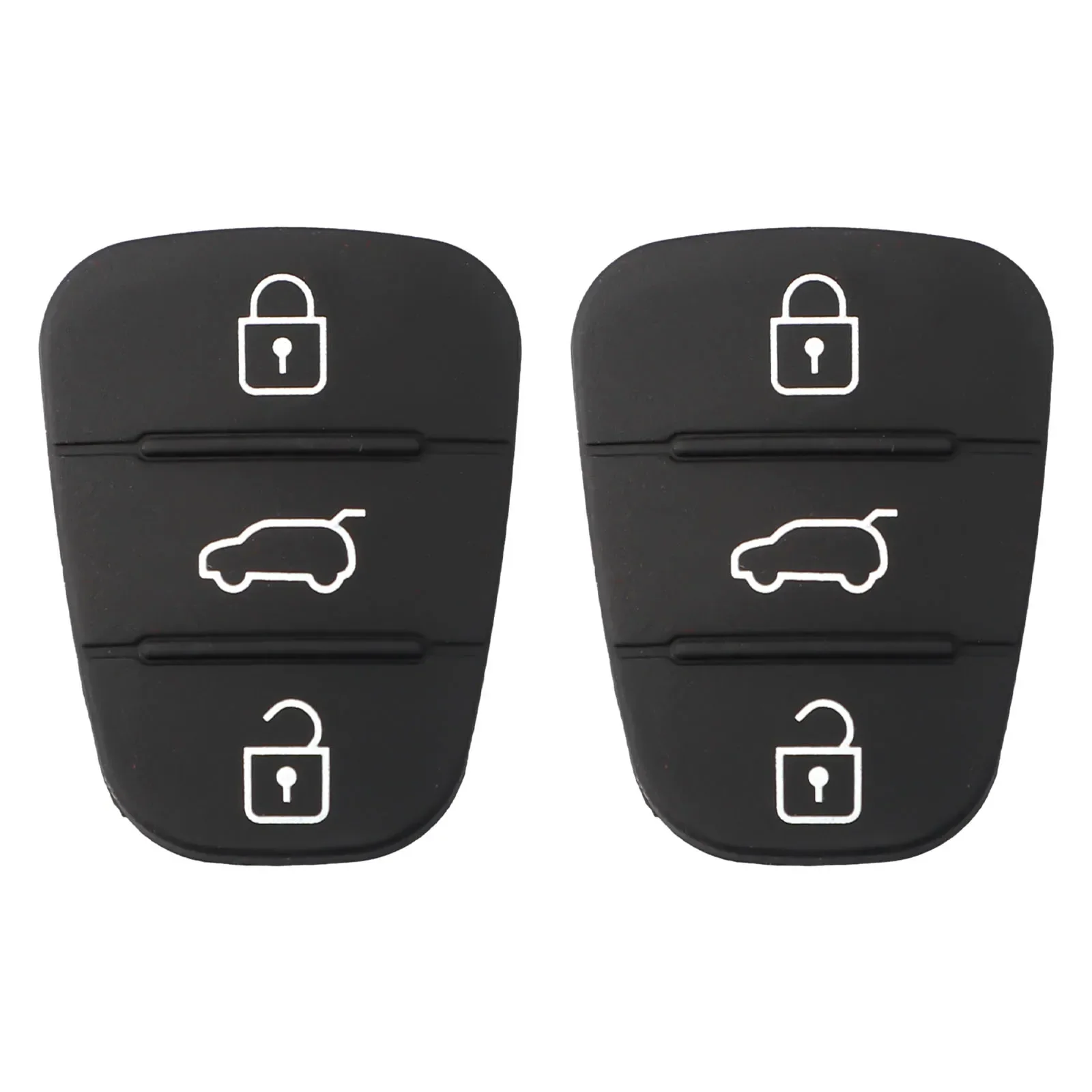 

Black Key Button Cover 3 Buttons For Hyundai I10 I20 I30 For Hyundai Ix35 Ix20 For Kia Amanti Plastic Key Shell Cover