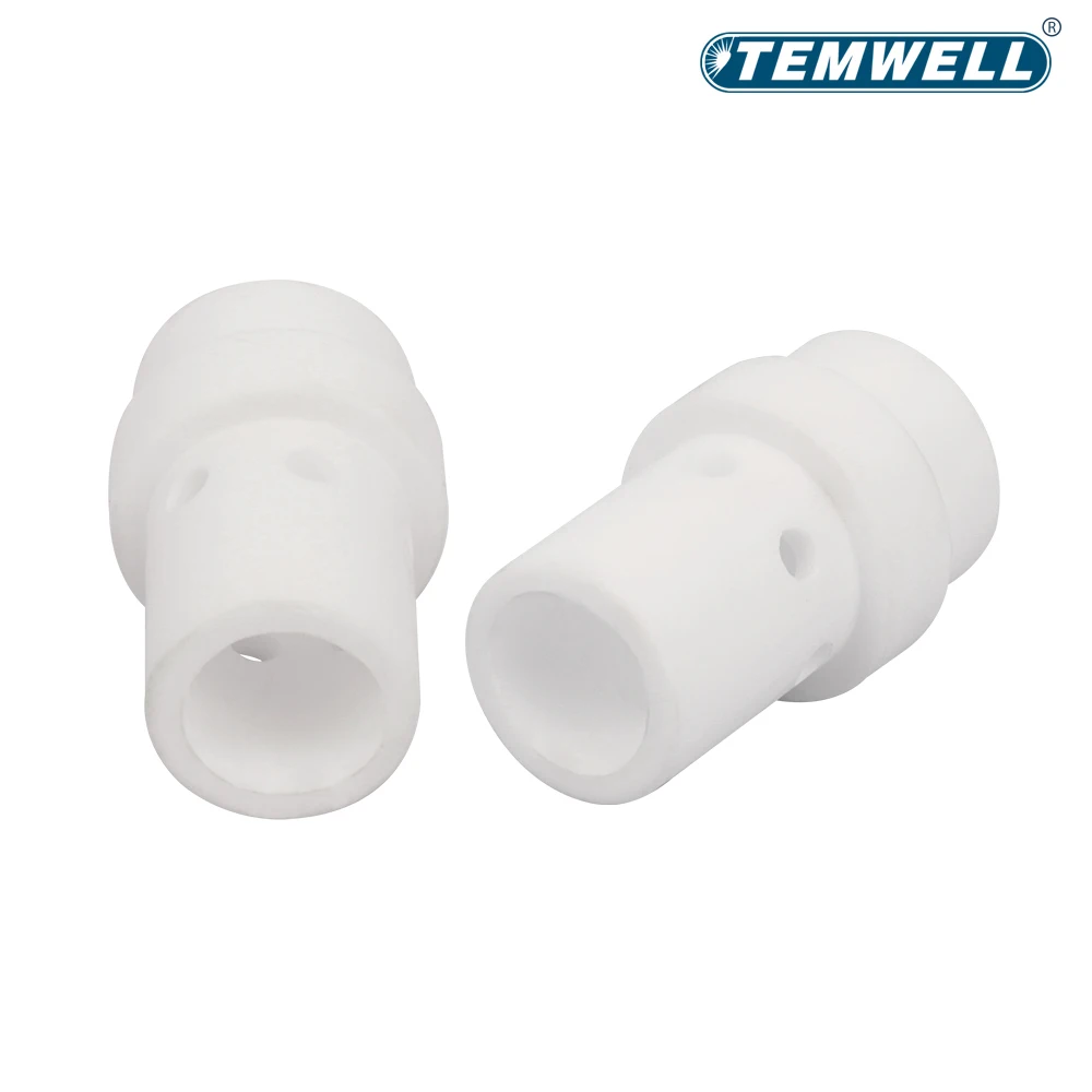 10Pcs MIG Torch Head consumabili in ceramica Swir Gas Ring per MIG MAG 24KD 36KD 501D diffusore di Gas accessori per apparecchiature di saldatura