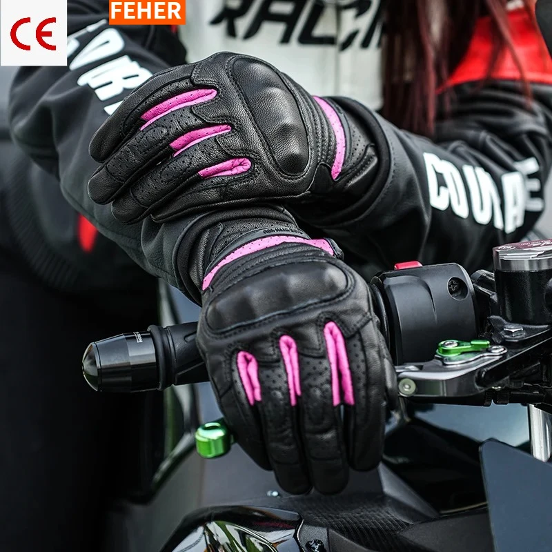 feher-–-gants-de-moto-d'ete-pour-femme-100-cuir-veritable-ventiles-et-respirants-resistants-a-l'usure-anti-rayures