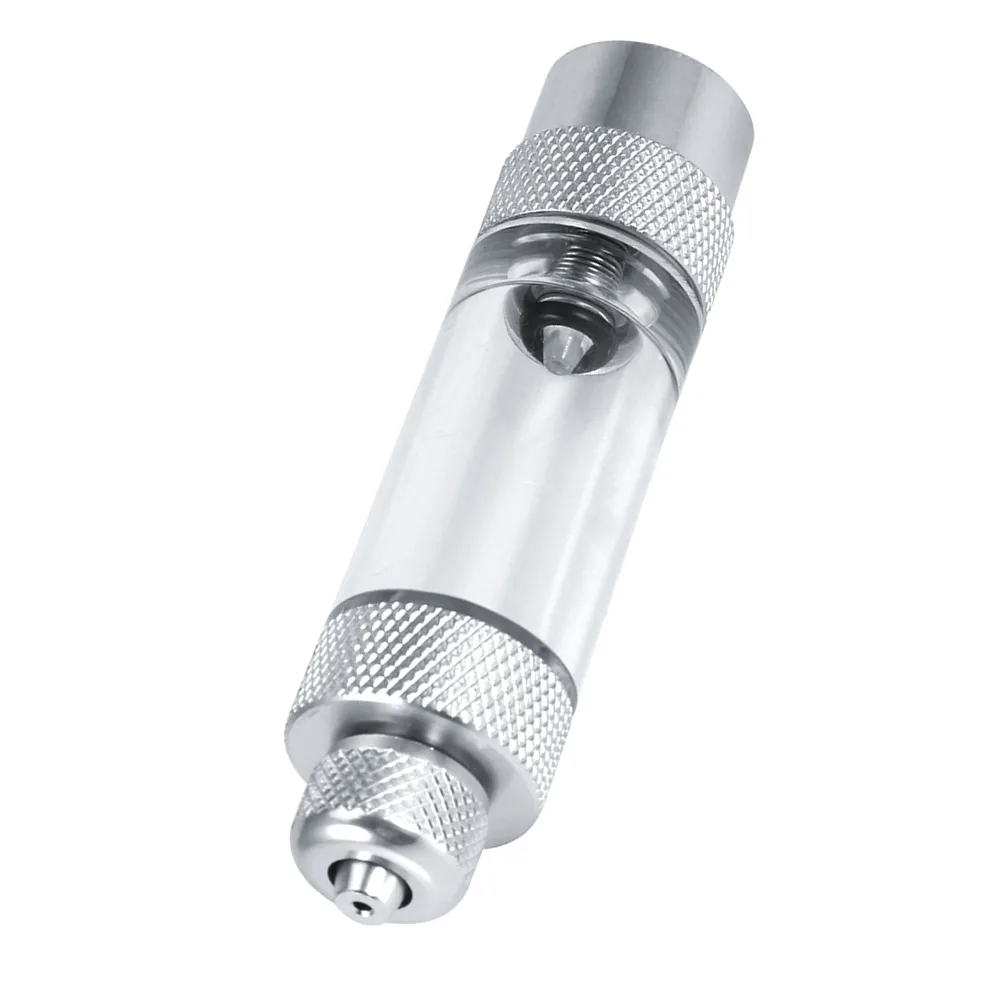 Built-in Check Valve CO2 Bubble Counter Double Head Single Head Non Return Bubble Counter Aluminium Construction