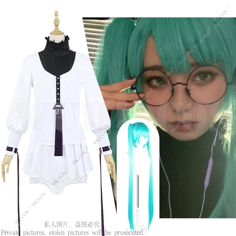 Project Sekai Colorful Stage PJSK Ready Steady mikuku Cosplay Costume Wig Woman Comic-Con Fancy Disguise Role Play mikku