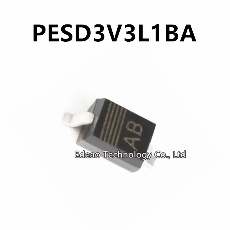 20-200PCS/Lot NEW PESD3V3L1BA SOD-323 ESD protection diodes  Marking：AB  PESD3V3  3.3V