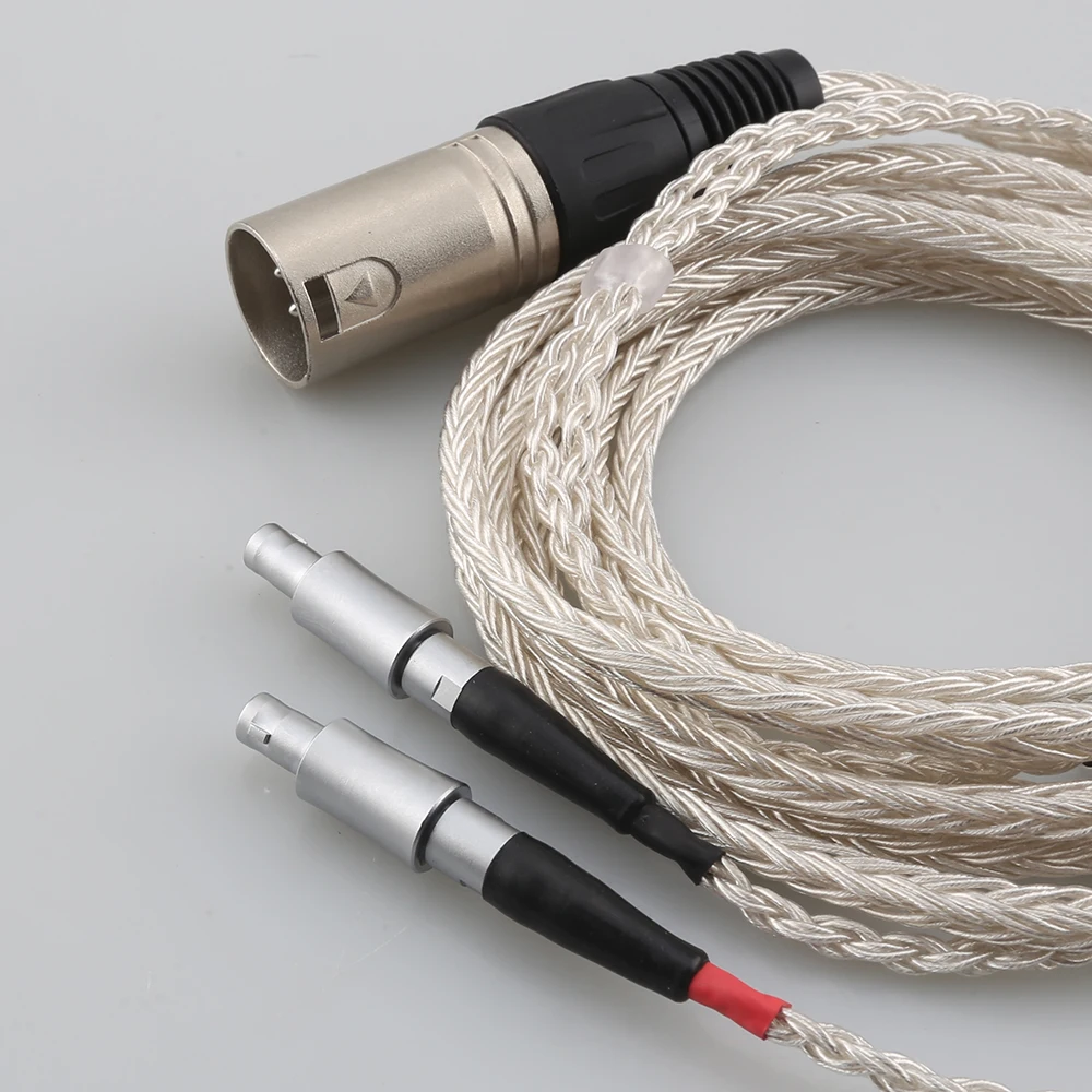 XLR Balanced 16 Core OCC Silver Plated Headphone Cable For