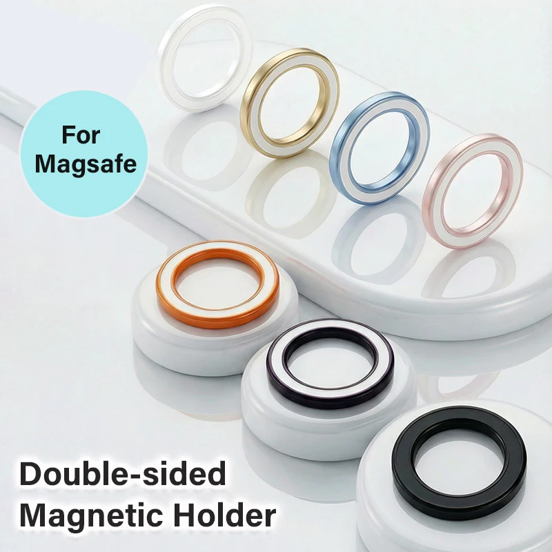 

Double-sided Strong Magnetic Wall Phone Holder for iPhone 15 16 17 Pro Max Gym Magnet Ring Bracket Car Phone Support for Magsafe