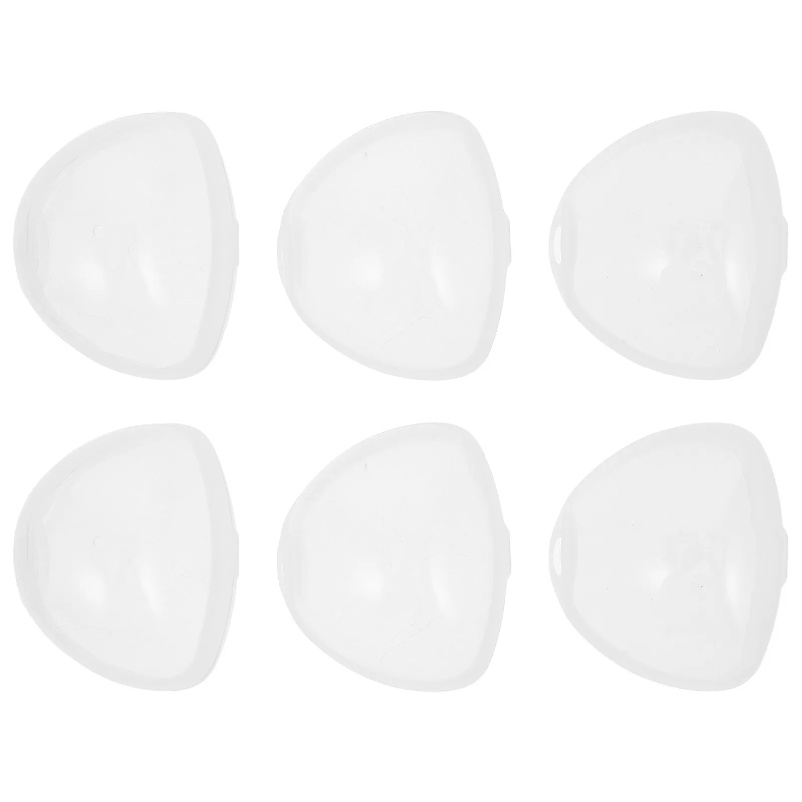 

Набор из 6 портативных треугольных футляров для детских пустышек, дорожный органайзер-контейнер для хранения пустышек для младенцев