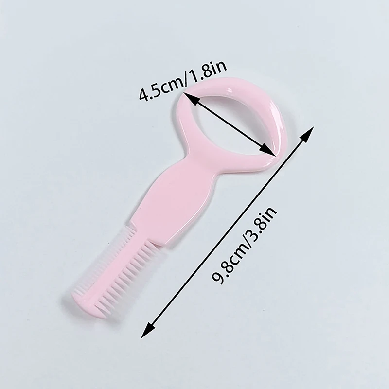 Plastic Applicator Brush 2 In 1 Novelty Mascara Guide Multifunction Eyelash Styling Eyelash Curler Precise Application Eyelashes