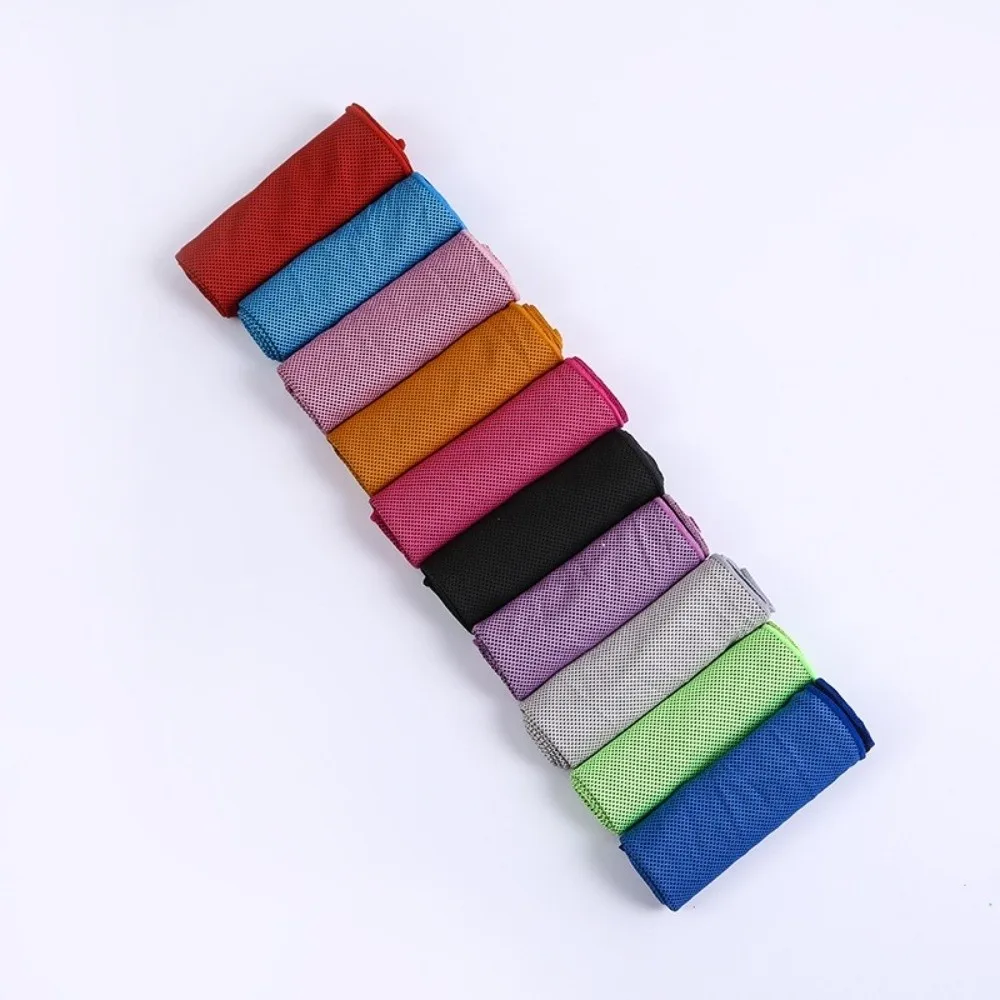 New Breathable Cooling Towel Quick Drying Ultra Soft Ice Wipes Sunstroke Prevention Lightweight Yoga Swimming Gym Towel Summer