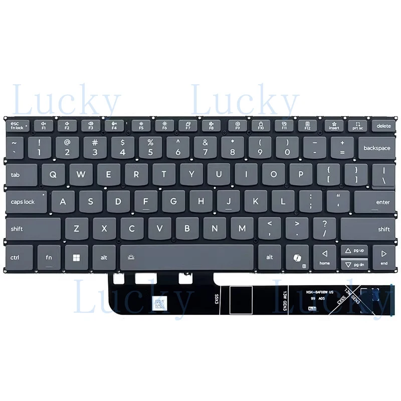 

Новая внутренняя клавиатура с подсветкой для ноутбука IdeaPad Slim 5 13ARP10 83J2 (US-раскладка)