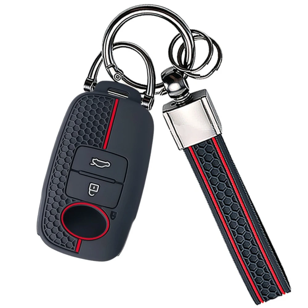 3 buttons keychain Car Key Case Cover Shell for Toyota Yaris Ativ Raize Veloz Avanza Perodua Malaysia Car key Protector fob