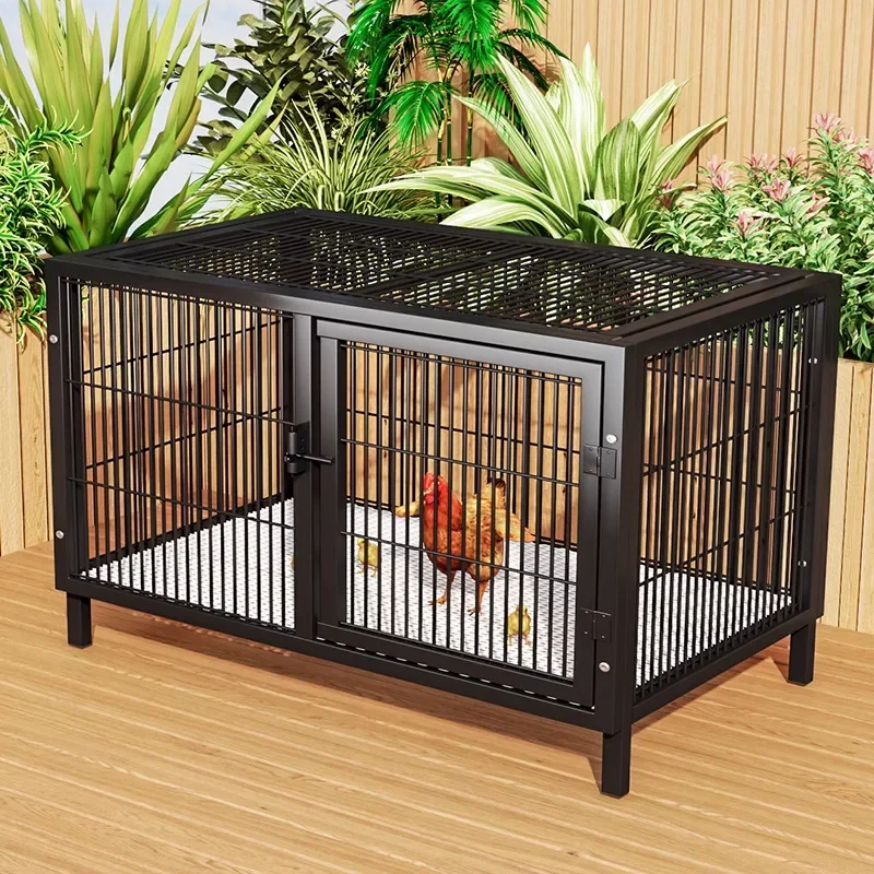 Large breeding cage Automatic manure cleaning Chicken cage Household duck cage Rutin chicken and duck pet special wire
