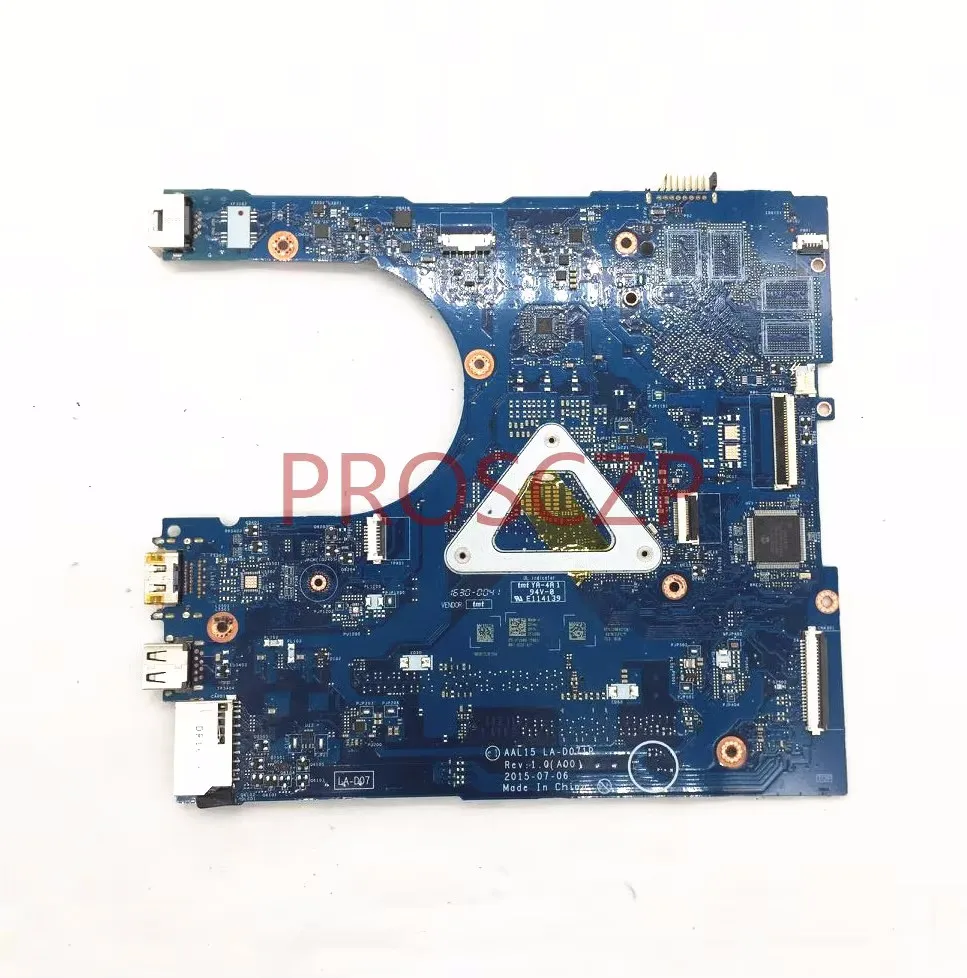 Placa-mãe do portátil para DELL 15 5559, CN-0FV59D, 0FV59D, FV59D, AAL15 LA-D071P, W/ SR2EY I5-6200U CPU, 100% funcionando bem completo