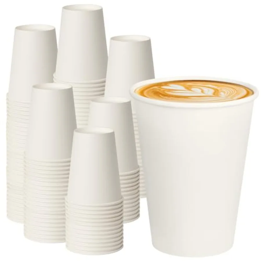 

Бумажные одноразовые стаканчики для кофе, чая, какао и других напитков 0