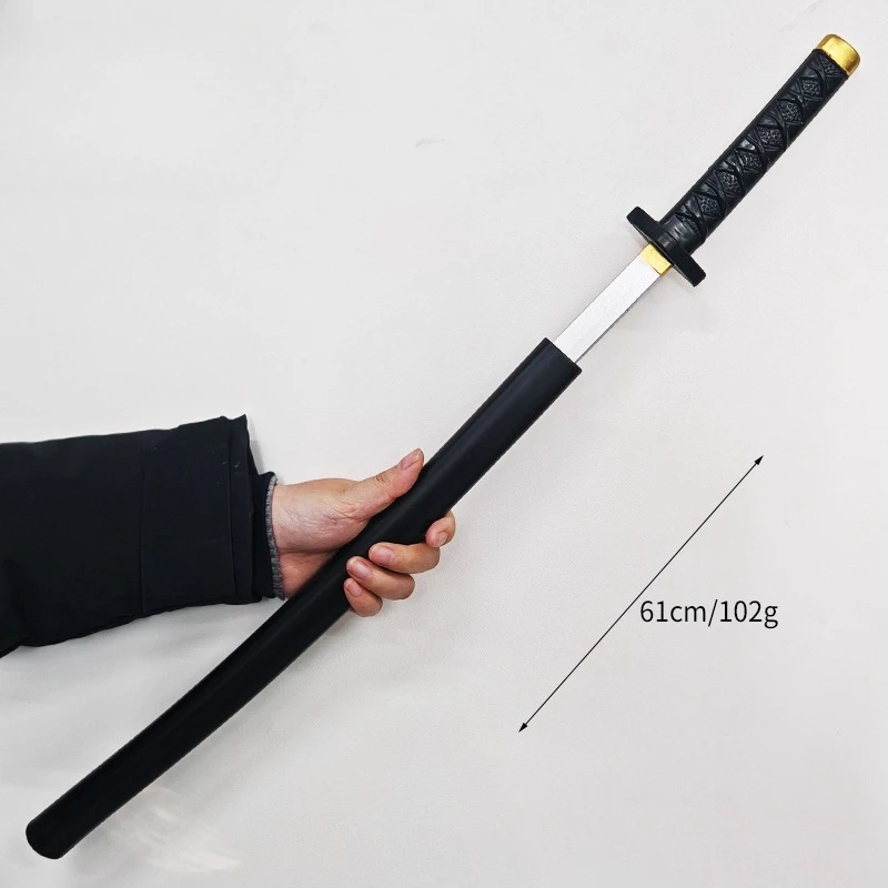 

61cm/24.02in Katana Samurai Swords PU Medieval Cosplay Display With Sheath Game Peripherals Collectible Ornaments Birthday Gifts