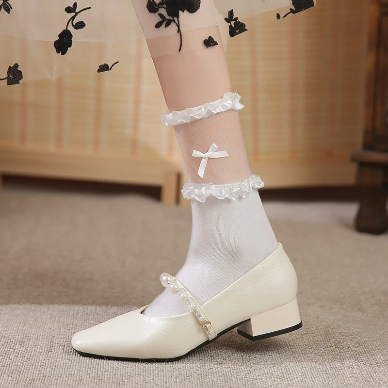 Bling Marie Janes รองเท้าสแควร์ Toe Casual ผู้หญิงแบนรองเท้าแตะ 2025 ฤดูร้อนชุด Soft Sole รองเท้าตื้น Comfort Sandalias