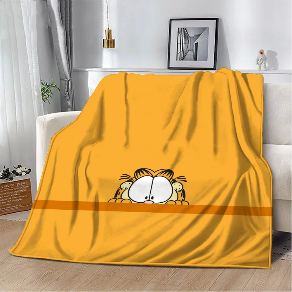 G-garfield Decorative Sofa Blanket Throw Blanket for Sofa Luxury Fluffy Soft Blankets for Adults Bed Blankets & Throws Nap Hairy