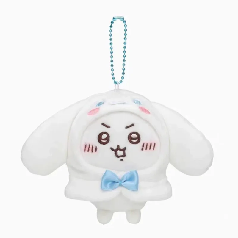 Sanrio cinnamoroll pom pom purin brinquedos de pelúcia kawaii chaveiro dos desenhos animados pachacco mochila pingente acessórios menino menina presente aniversário