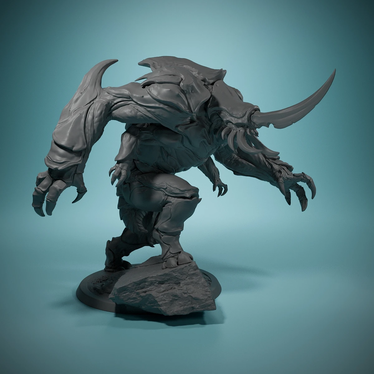 Umberhulk-miniaturas de resina de sobremesa en miniatura D & D, ¡Perfectas para juegos de mesa y juegos de rol! Modelo en miniatura pintado a mano