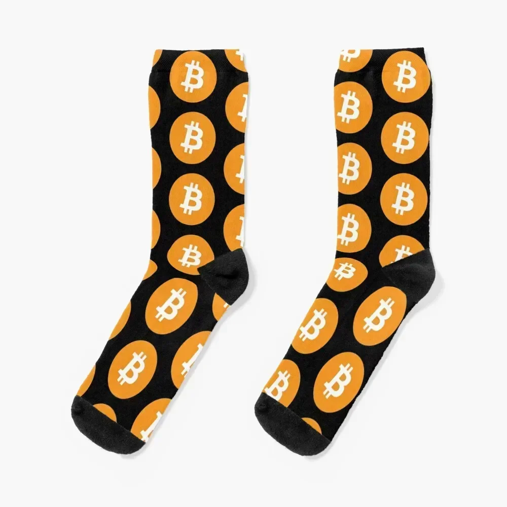 

Bitcoin Socks with print colored luxe new year Luxury Woman Socks Men's