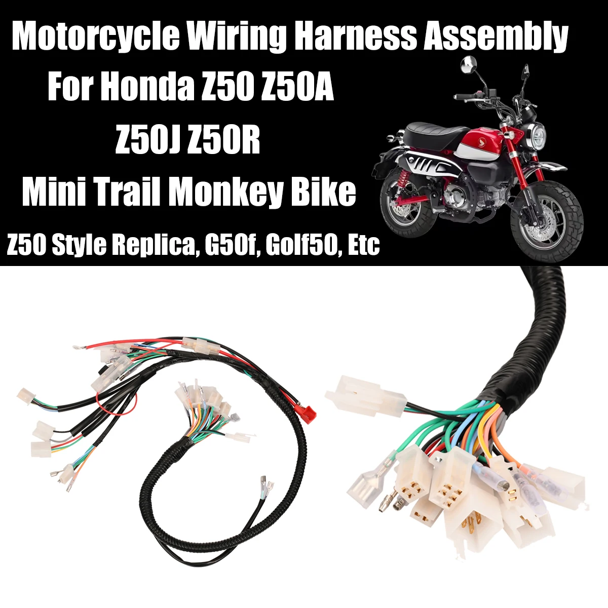 

Motorcycle Accessories Electrics Wiring Harness Coil Kits For Honda Z50 Z50A Z50J Z50R Mini Trail Monkey Bike