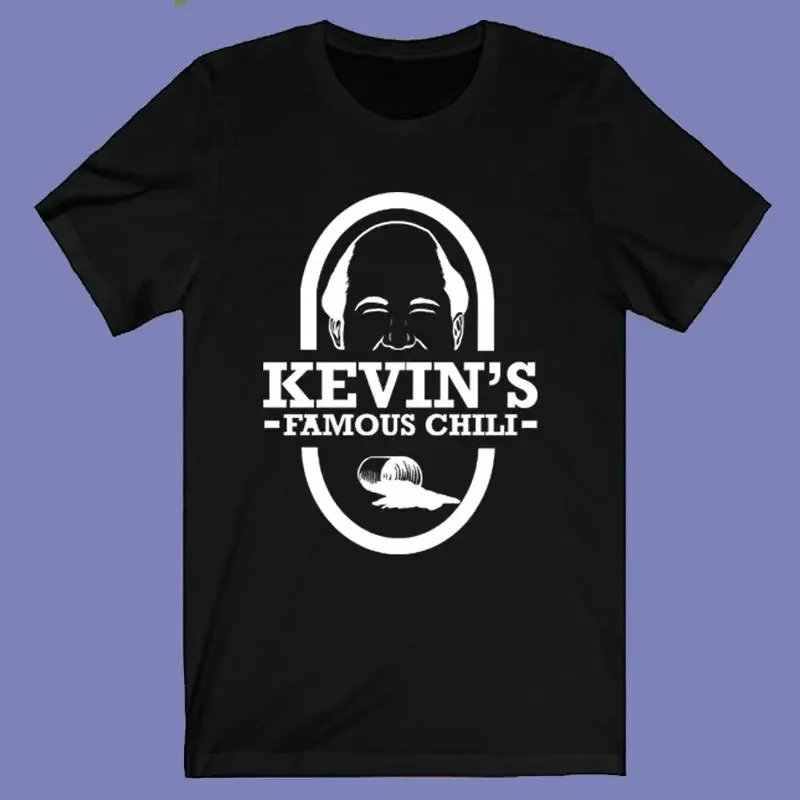 Kevin's Famous Chilli The Office Malone Family Men's Black T-shirt Size S-3XL