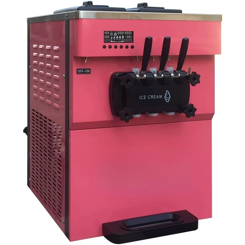 3 Flavor Soft Glace Ice Cream Coffee Shop Ice Cream Making Machine Cheap Wholesale Ice Cream Machine Price for Business