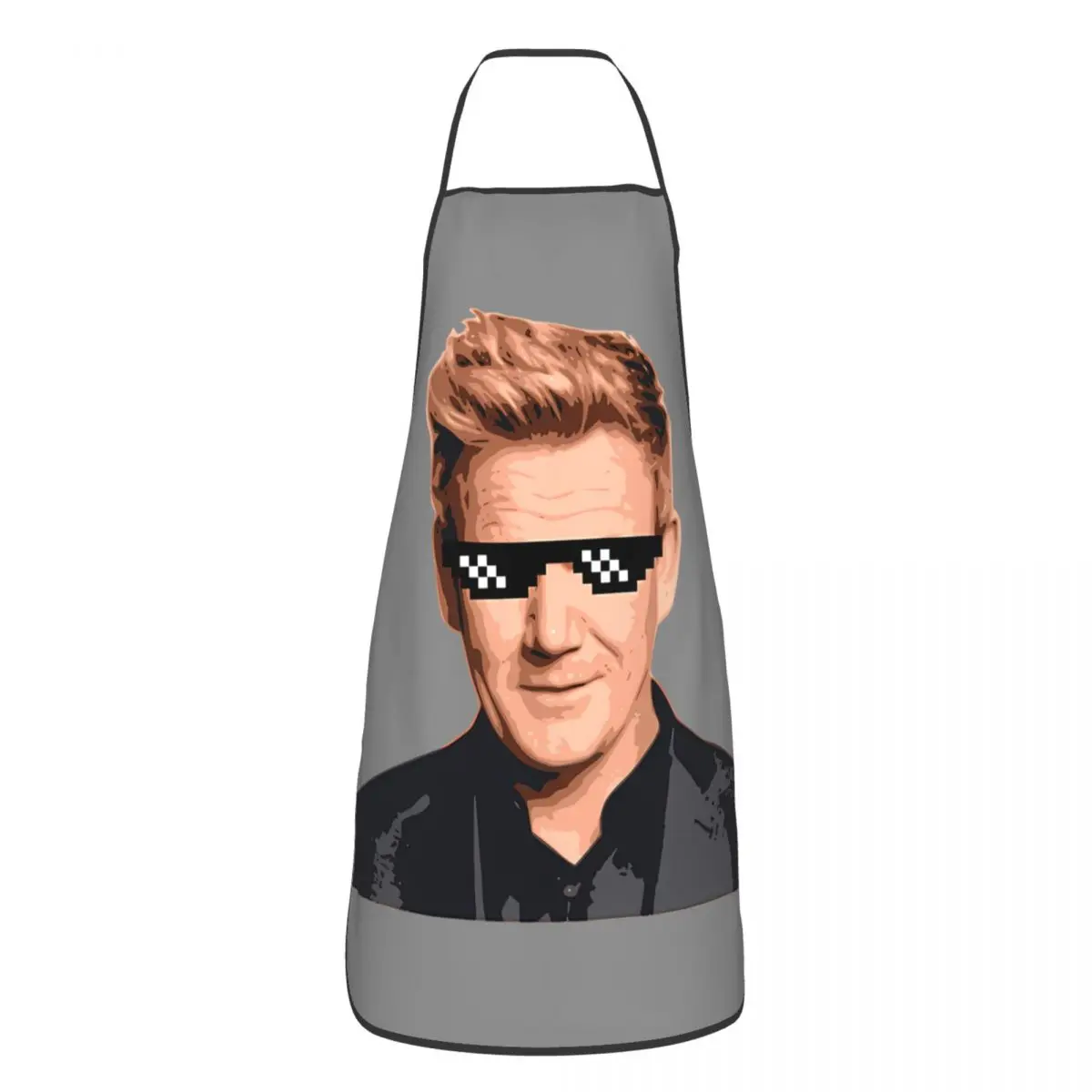 Unisex Funny Apron Bib Apron Adult Women Men Chef Tablier Cuisine for Kitchen Cooking Gordon Ramsay Cuisine for Painting