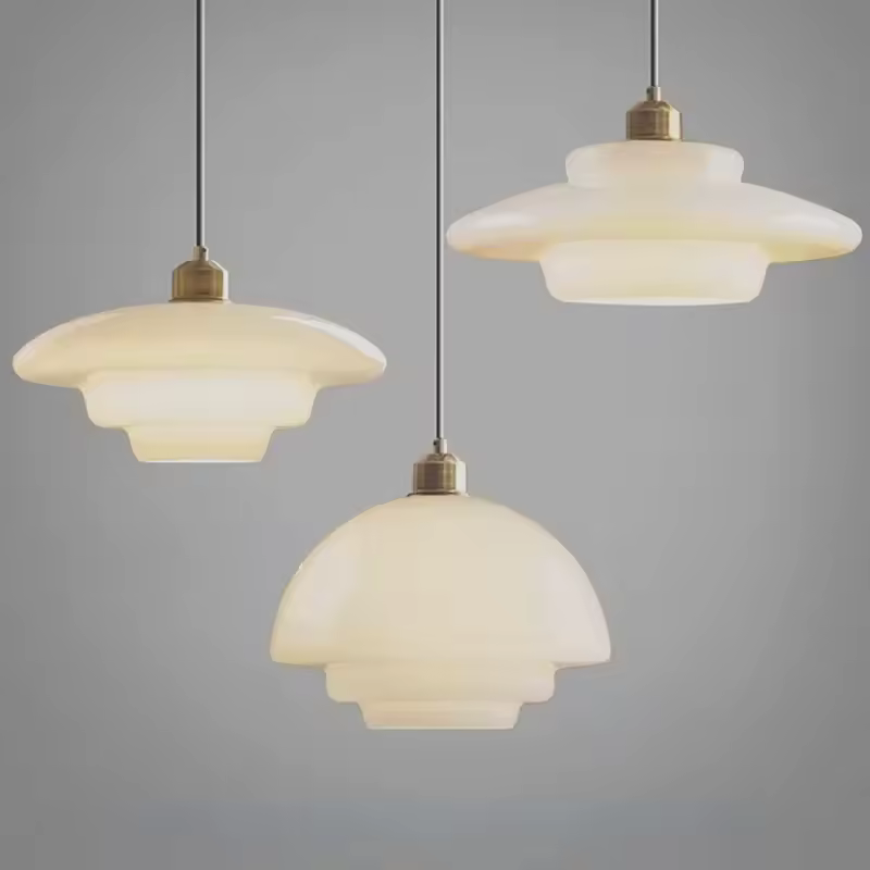 Luminária Pendente de Vidro LED Nórdica, Lâmpada Decorativa para Sala de Jantar, Ilha de Cozinha, Quarto, Luminárias Modernas LED E27