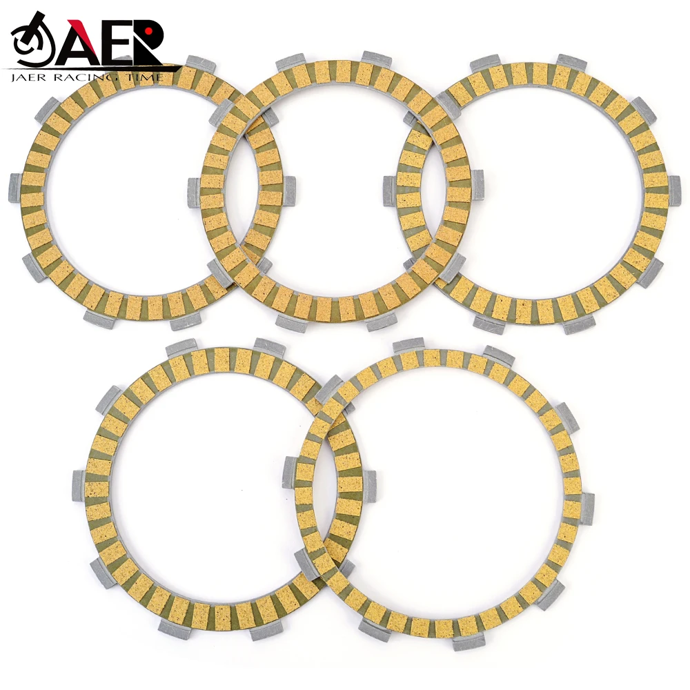 537-16321-00 Clutch Friction Plates Kit for Yamaha BW200 Big Wheel YD125 YD125S AG200E 3GX6 AG200 1FE 36X-16321-00 1