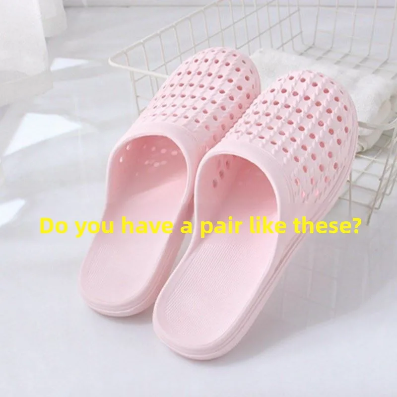 

BEAUTISKY Casual Slip-On Shoes Women's round Toe Summer Leisure Flat Bottom Anti-Slip Hollow out Soft Bottom Sandals