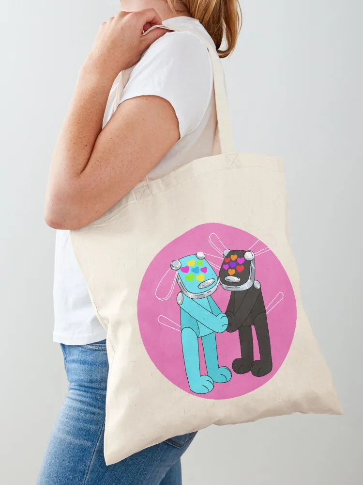 

iDogs..... in love Tote Bag bags luxury women Shopper bag foldable reusable bag Canvas shoulder