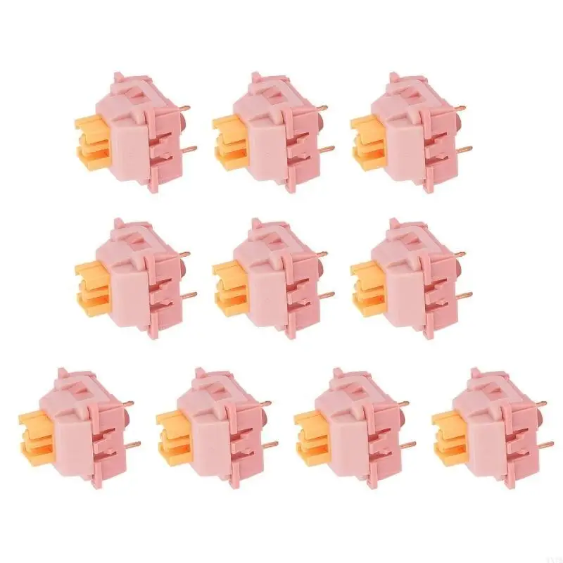 Тихий кремовый желтый персиковые линии Механические переключатели