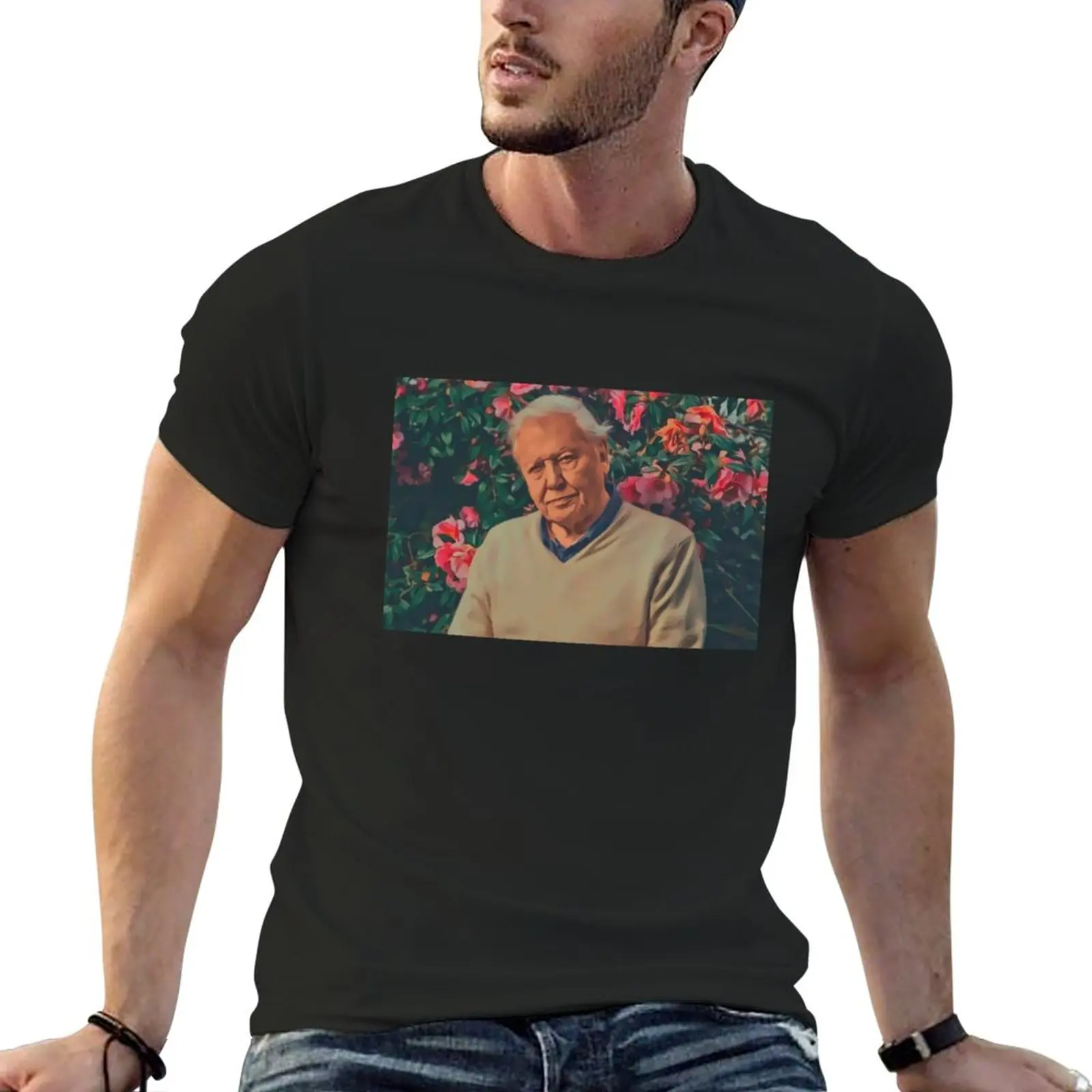 

New David Attenborough T-Shirt black t shirts quick-drying t-shirt boys white t shirts t shirts for men