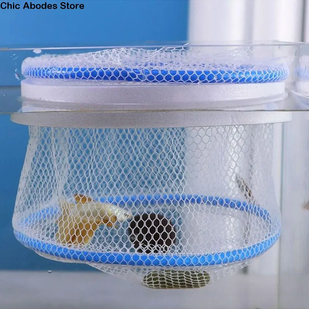 

Fish Tank Accessory Ventilated Guppy Breeding Net Permeable Portable Fish Tank Isolation Box Nylon Floating Fish Net Fish Tank