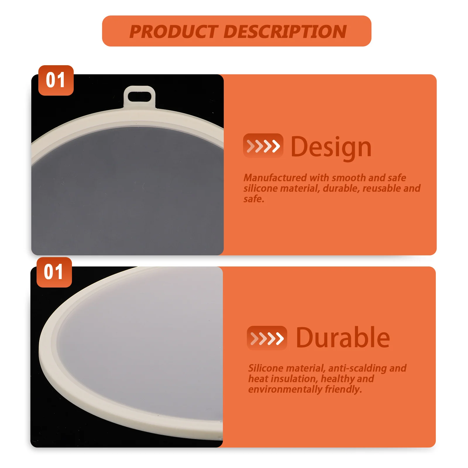 Silicone Seal Lid Bowl Cover Reusable Airtight Fresh Keeping Silicone Kitchen Supply Universal Microwave Lid